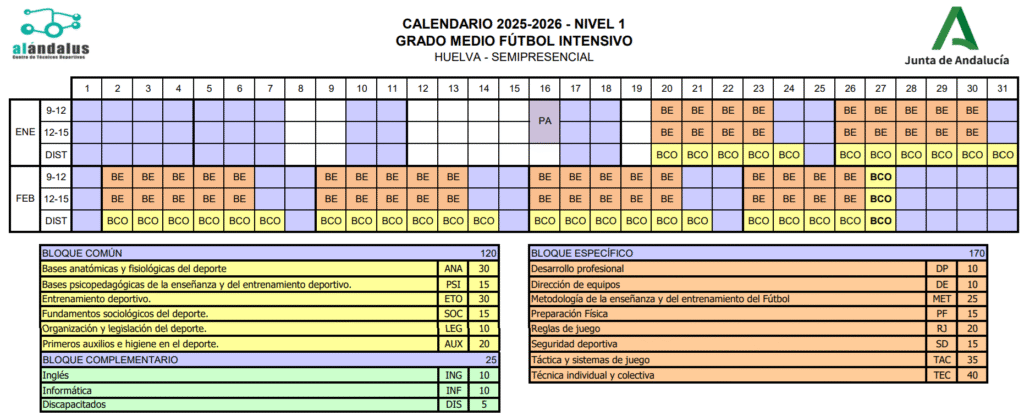 calendario nivel 1 futbol huelva mañana