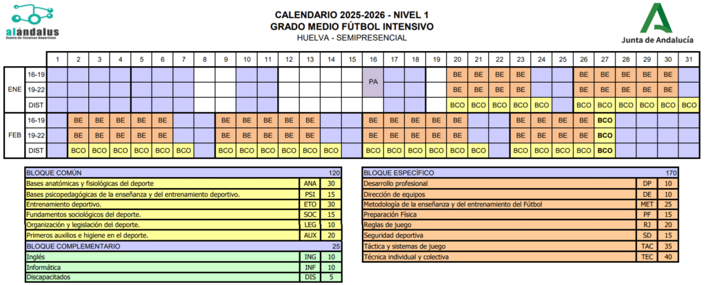 calendario nivel 1 futbol huelva tarde