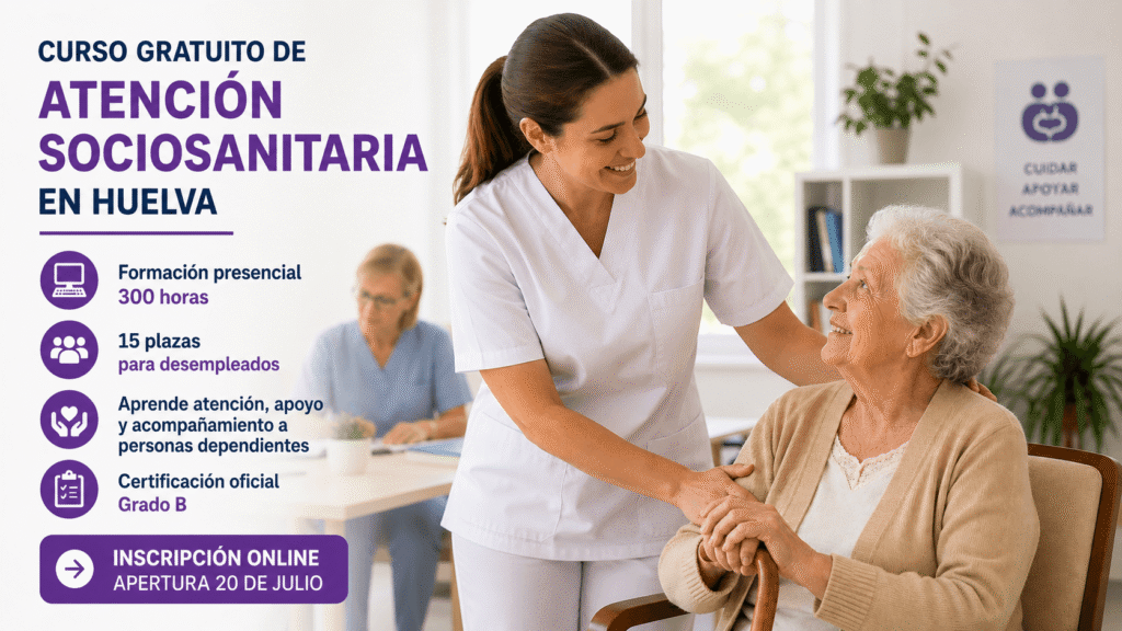 curso atencion sociosanitaria huelva