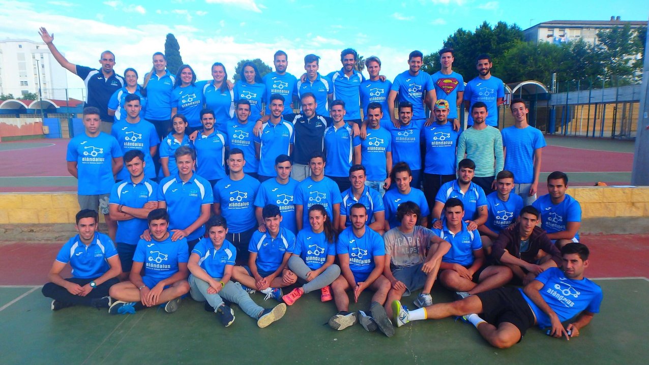 Grupo de alumnado del Centro Educativo Al-Ándalus Huelva